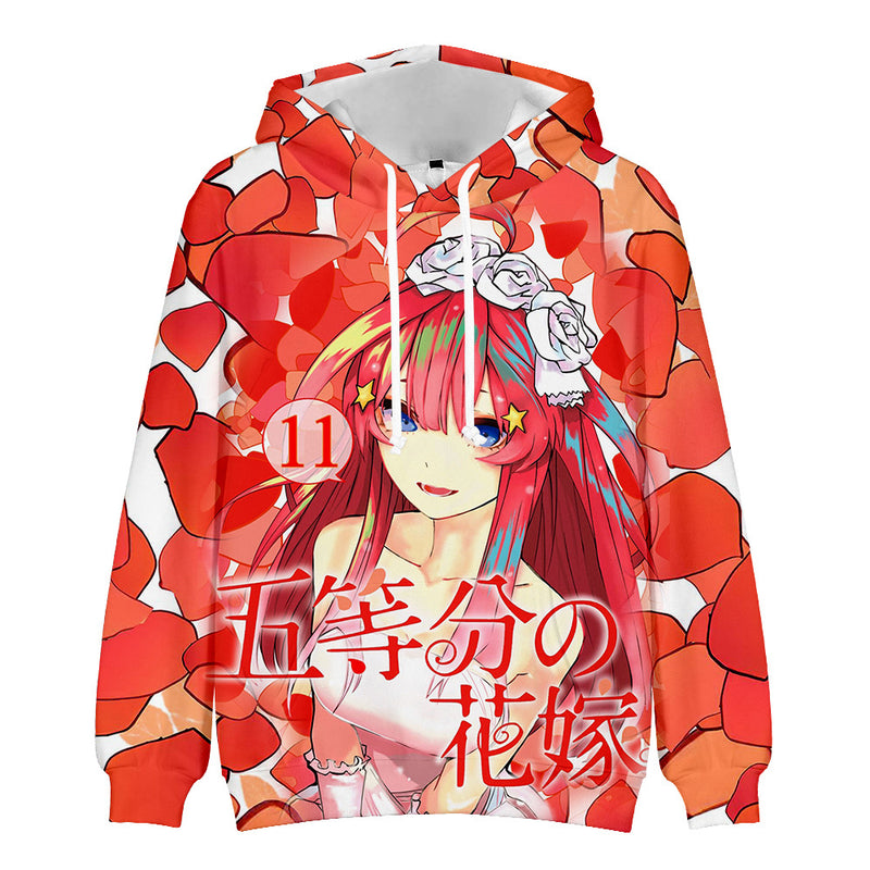 Anime The Quintessential Quintuplets Cosplay Hoodie Jacket Sweater