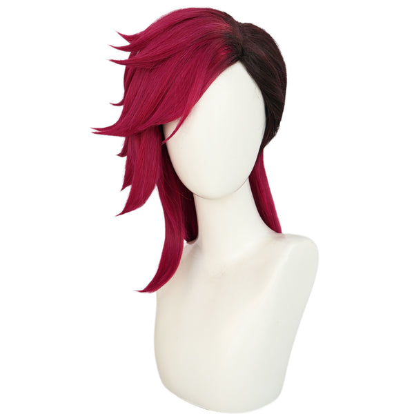 Arcane：League of Legends The Piltover Enforcer Vi Cosplay Wig