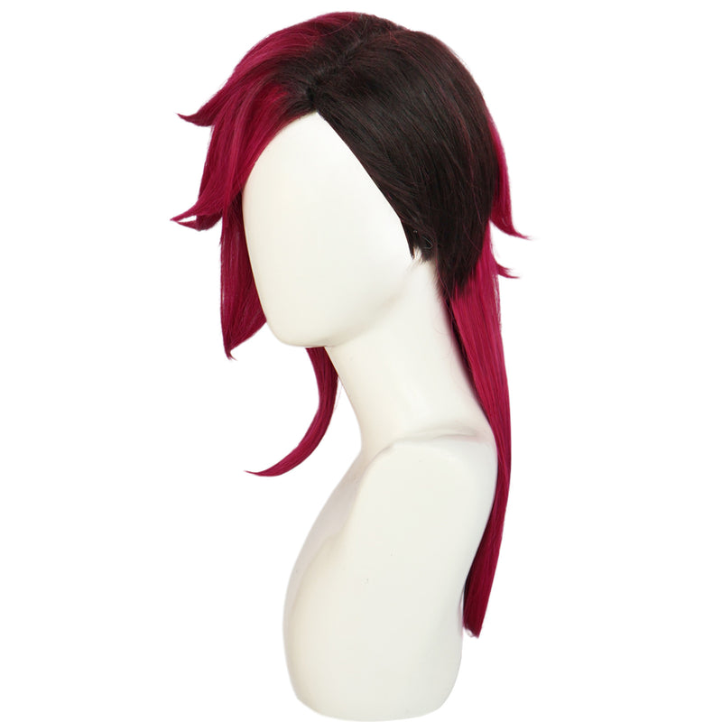 Arcane：League of Legends The Piltover Enforcer Vi Cosplay Wig