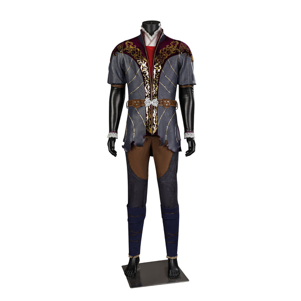 Baldur's Gate 3 Astarion Cosplay Costume Palace Prince Uniform Knight Combat Clothing