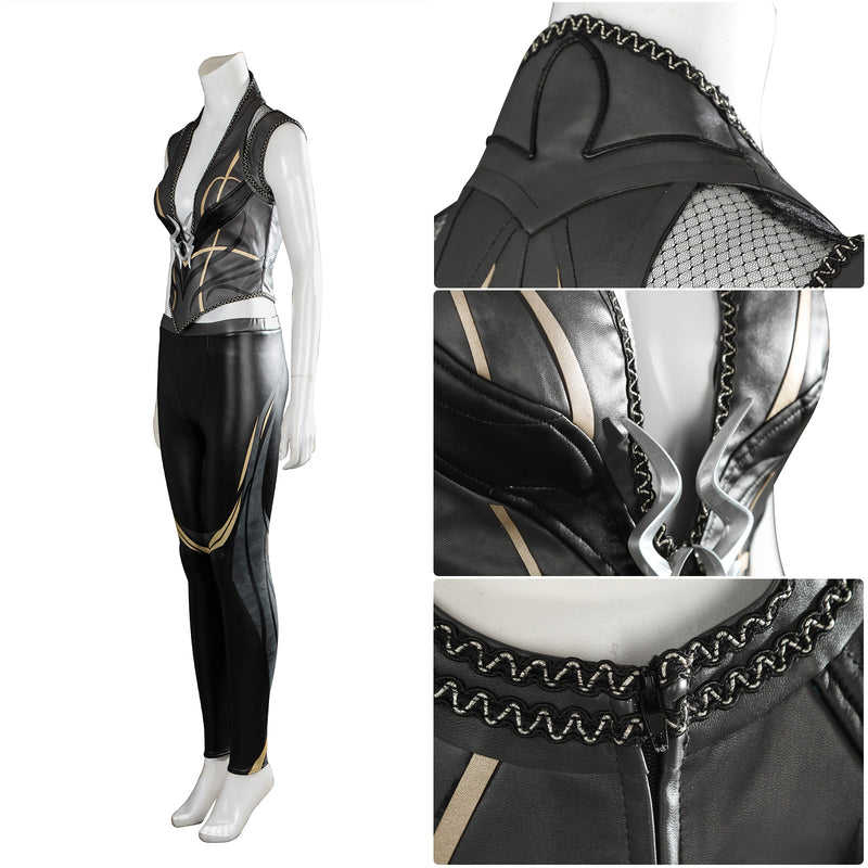 Baldur's Gate 3 shadowheart Cosplay Costume Women Sexy Black Tight Outfit