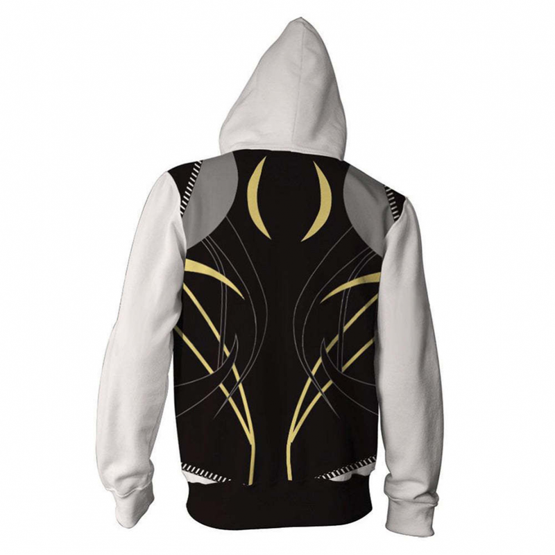 Baldurs Gate Hoodies Couples 3D Printed Pullover Zipper Hooded Sweatshirt