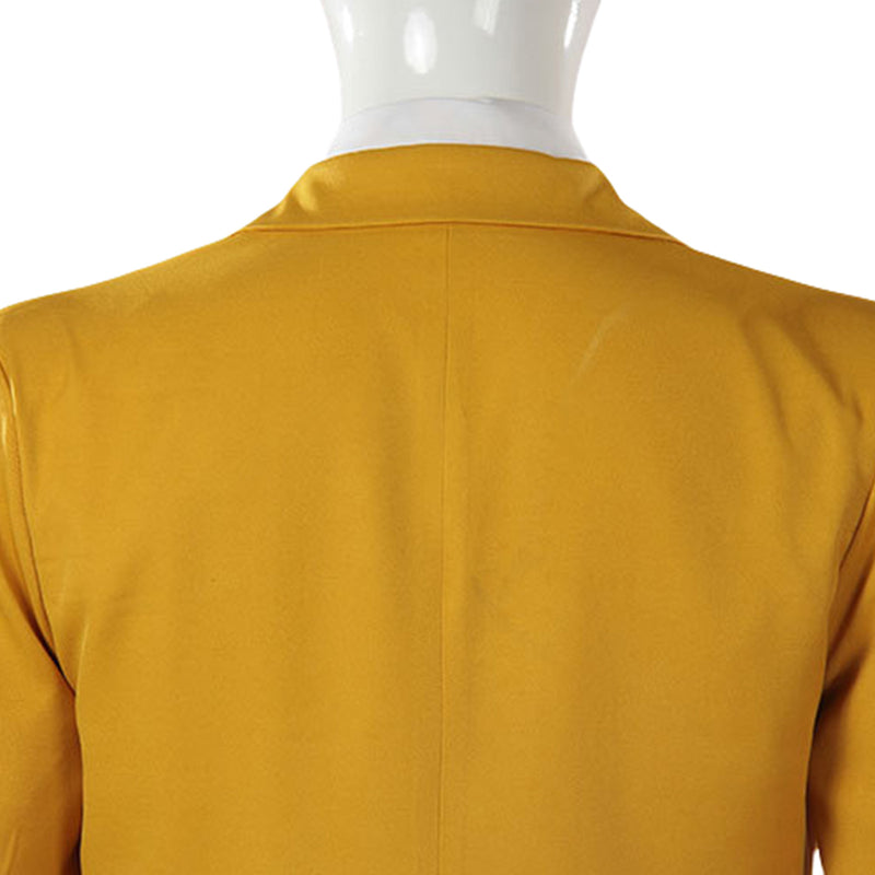 Beetlejuice BOB Cosplay Costume Yellow Suit Uniform Set