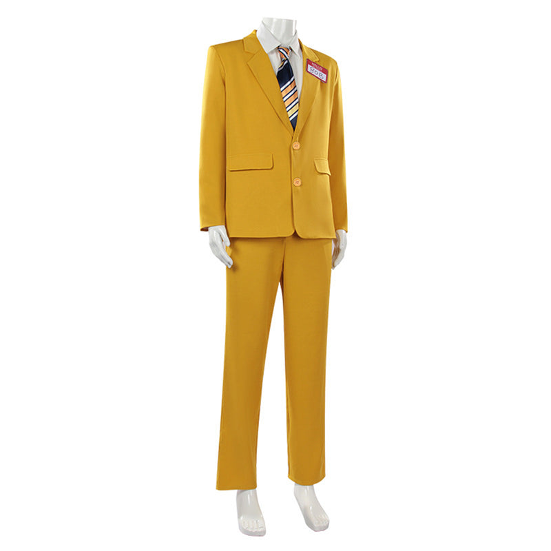 Beetlejuice BOB Cosplay Costume Yellow Suit Uniform Set