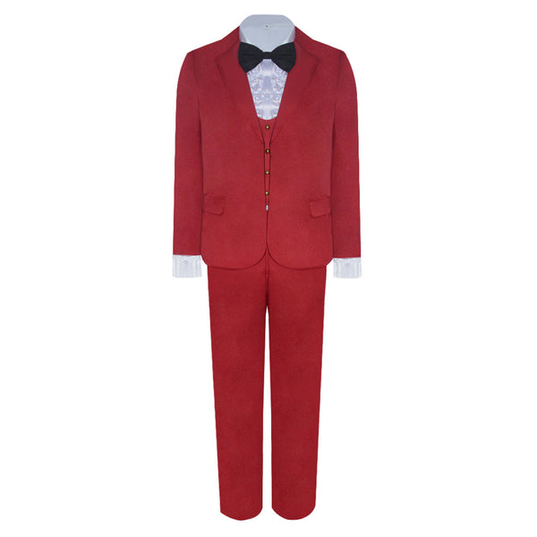 Beetlejuice Costume Michael Keaton Red Suit Cosplay Groom Clothing