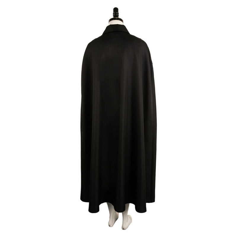 Beetlejuice Costume Delia Deetz Cloak Cosplay Clothing Female Black Cape Dress