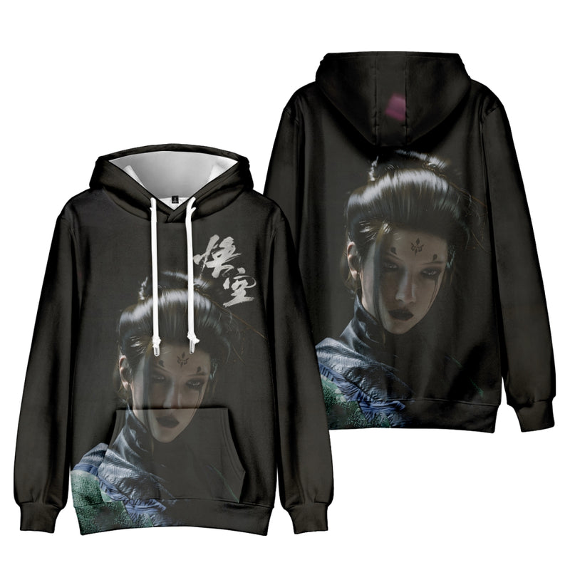 Black Myth Wukong Kid Cosplay Costume The Monkey King Hoodie Sweatshirt Tops