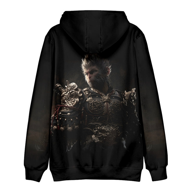 Black Myth Wukong Kid Cosplay Costume The Monkey King Hoodie Sweatshirt Tops