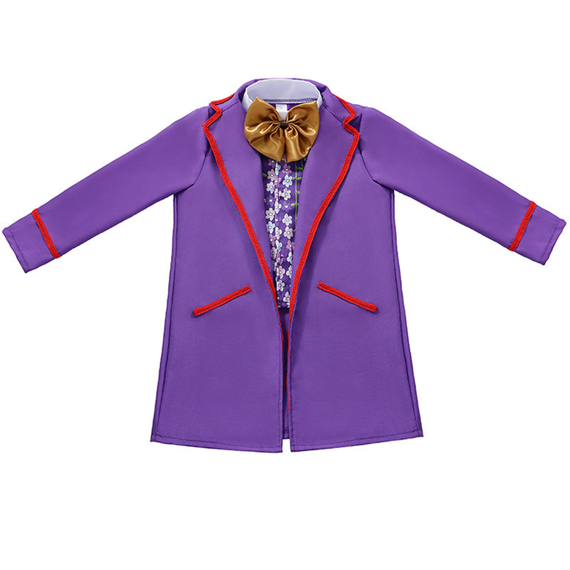 Charlie and the Chocolate Factory Willy Wonka Kid Cosplay Costume