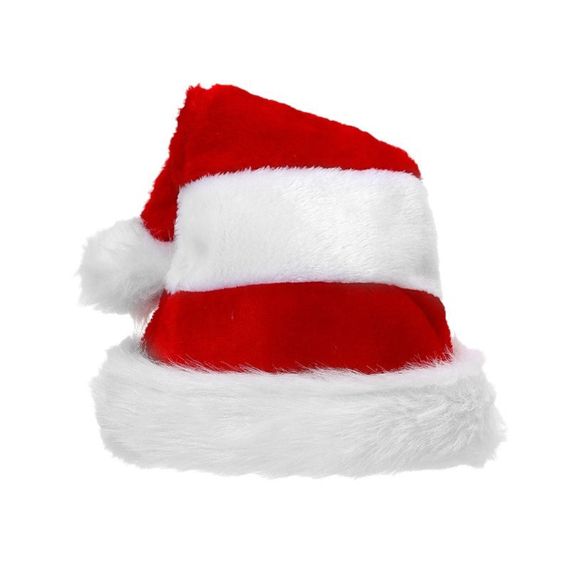 Christmas  Winter Striped Short Plush Hat Decoration Supplies Xmas Gift