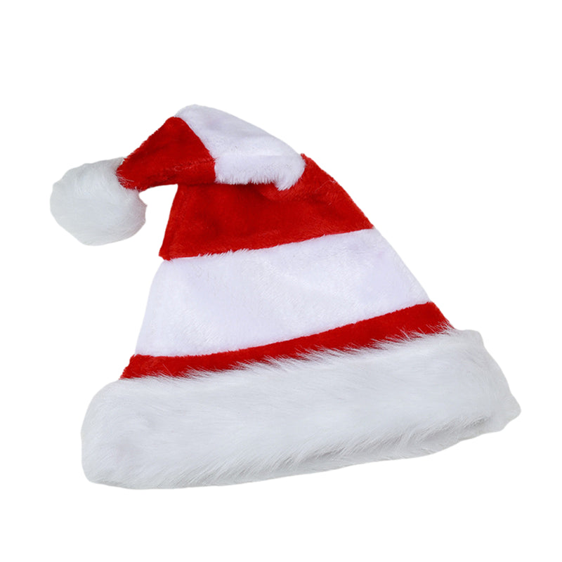 Christmas  Winter Striped Short Plush Hat Decoration Supplies Xmas Gift