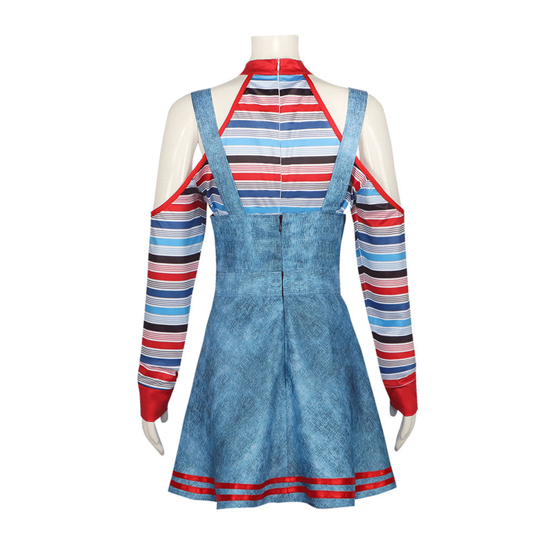 Circus Clown Child's Play Women Maid Dress Cosplay Costume