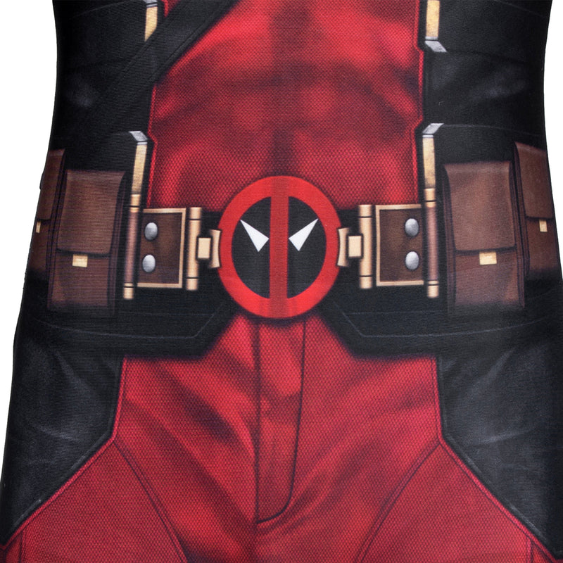 Deadpool3 Wade Winston Wilson Kid Cosplay Costume Children Jumpsuit Performance Clothing