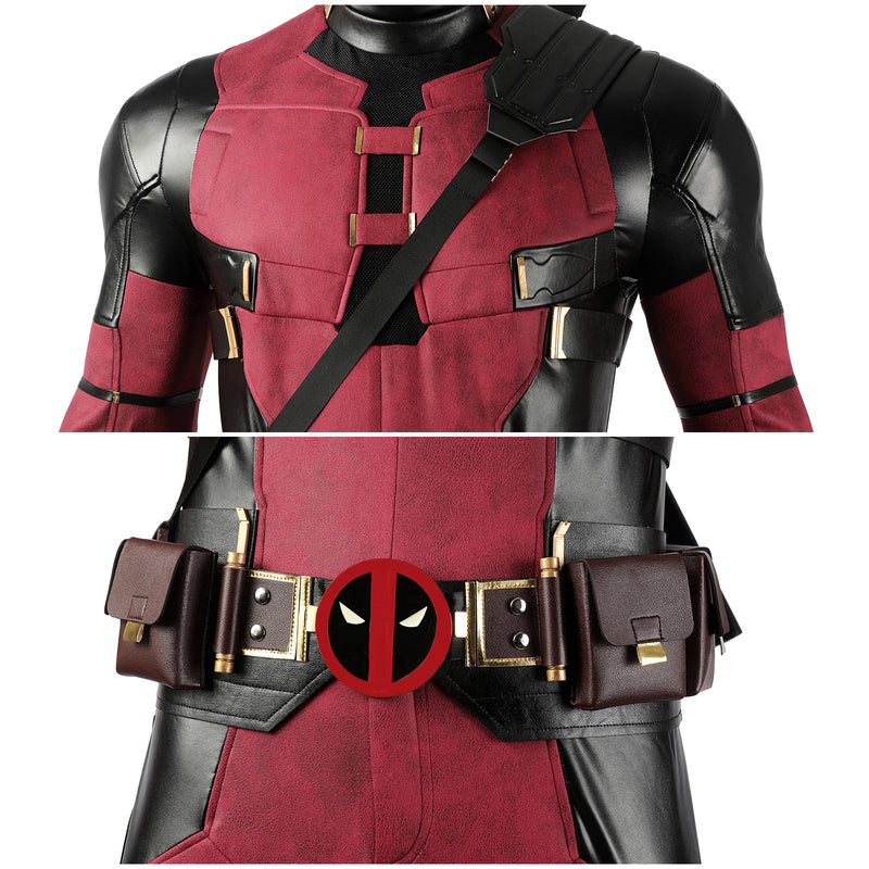 Deadpool3 Movie Wade Wilson Complete Jumpsuit Cosplay Costume