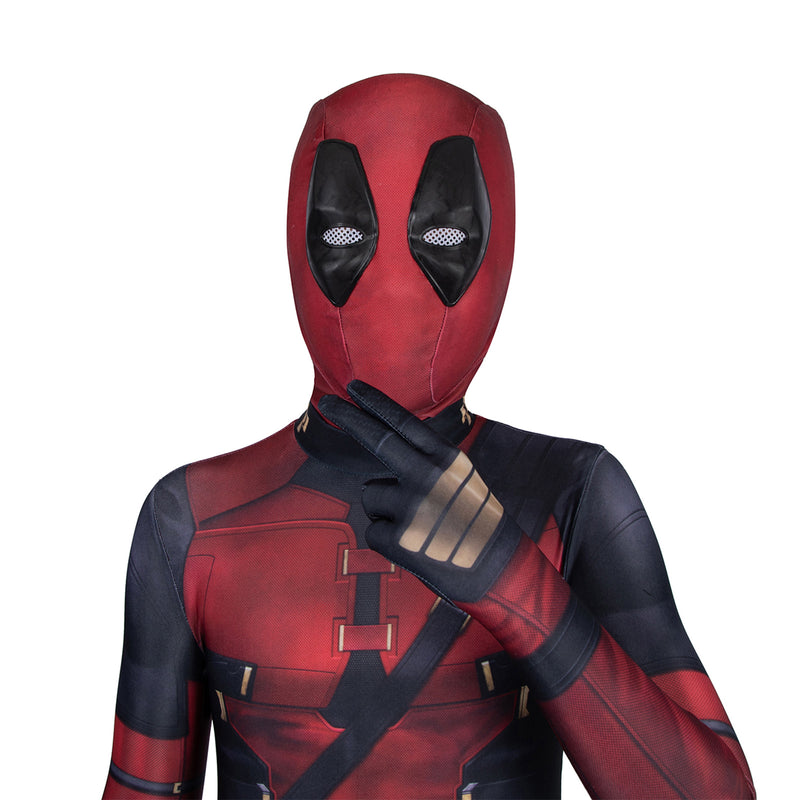 Deadpool3 Wade Winston Wilson Kid Cosplay Costume Children Jumpsuit Performance Clothing