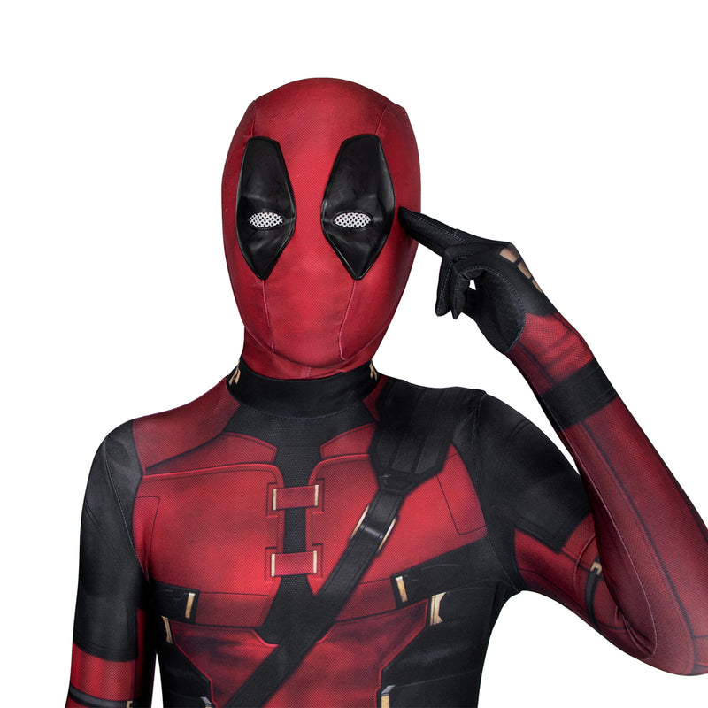 Deadpool3 Wade Winston Wilson Kid Cosplay Costume Children Jumpsuit Performance Clothing