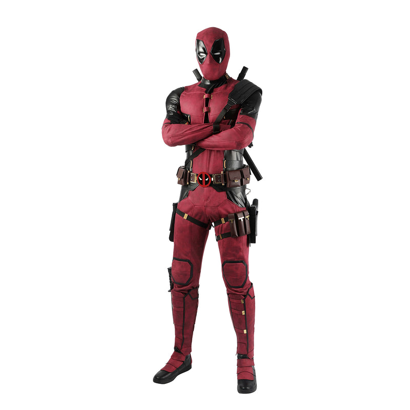 Deadpool3 Movie Wade Wilson Complete Jumpsuit Cosplay Costume