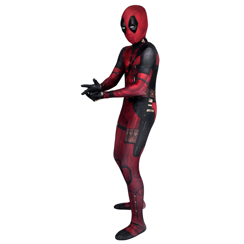 Deadpool3 Wade Winston Wilson Kid Cosplay Costume Children Jumpsuit Performance Clothing