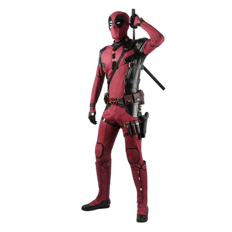 Deadpool3 Movie Wade Wilson Complete Jumpsuit Cosplay Costume