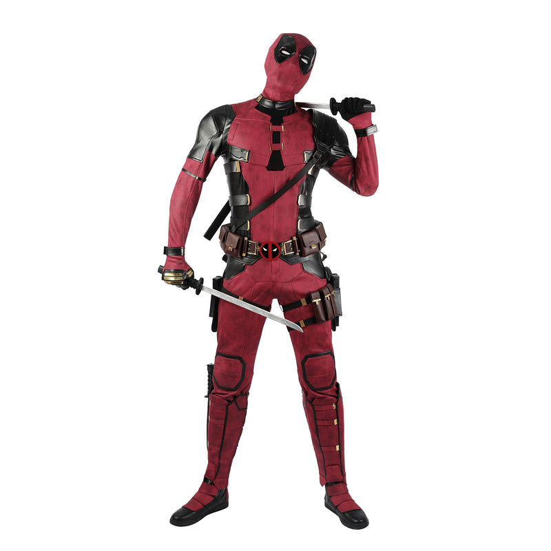 Deadpool3 Movie Wade Wilson Complete Jumpsuit Cosplay Costume