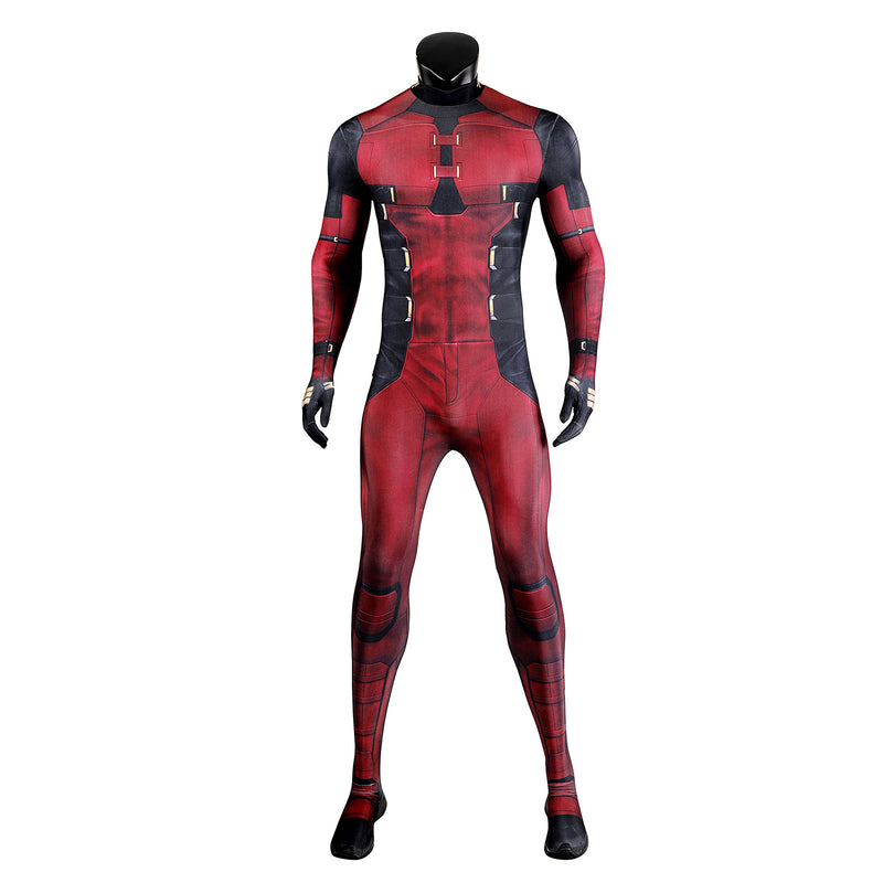 Deadpool3 Wade Wilson Tights Marvel Movies Villain Jumpsuit Men Cosplay Costume