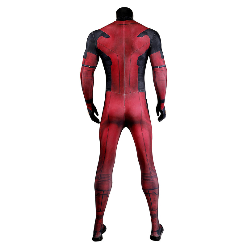 Deadpool3 Wade Wilson Tights Marvel Movies Villain Jumpsuit Men Cosplay Costume