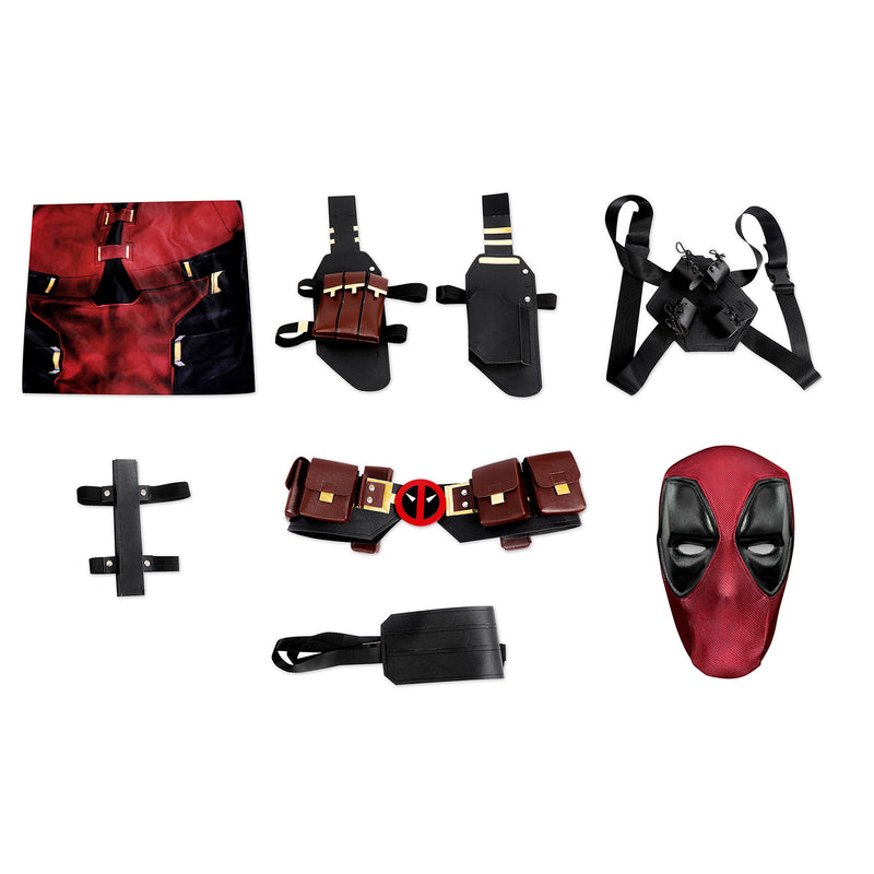 Deadpool3 Wade Wilson Tights Marvel Movies Villain Jumpsuit Men Cosplay Costume