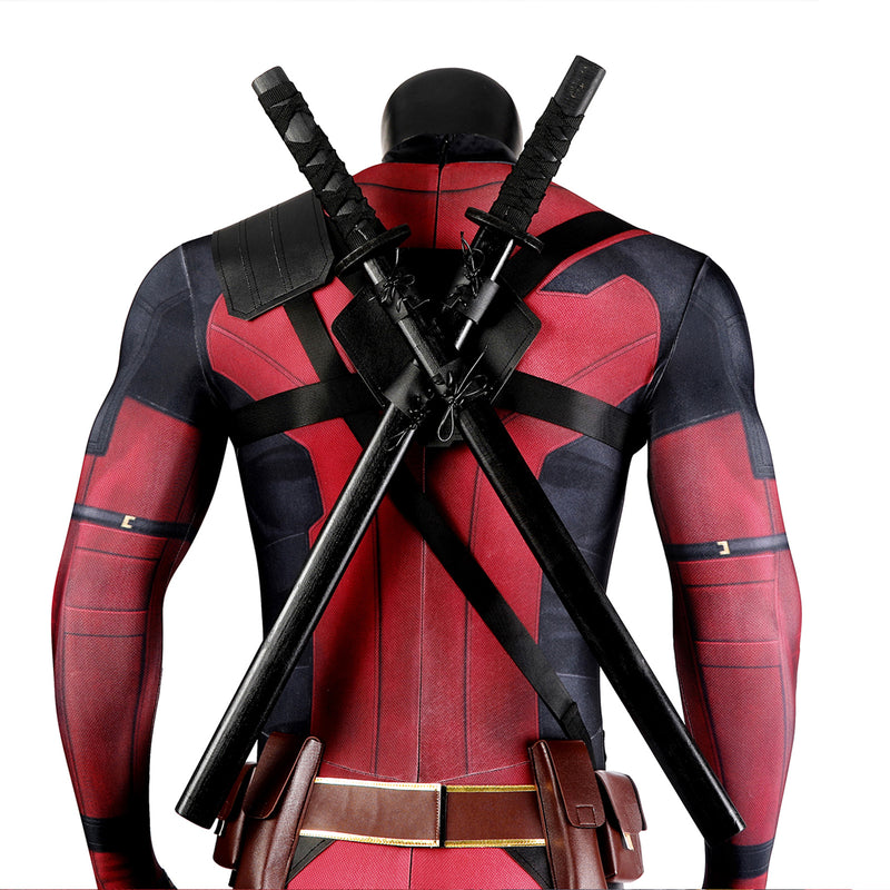 Deadpool3 Wade Wilson Tights Marvel Movies Villain Jumpsuit Men Cosplay Costume