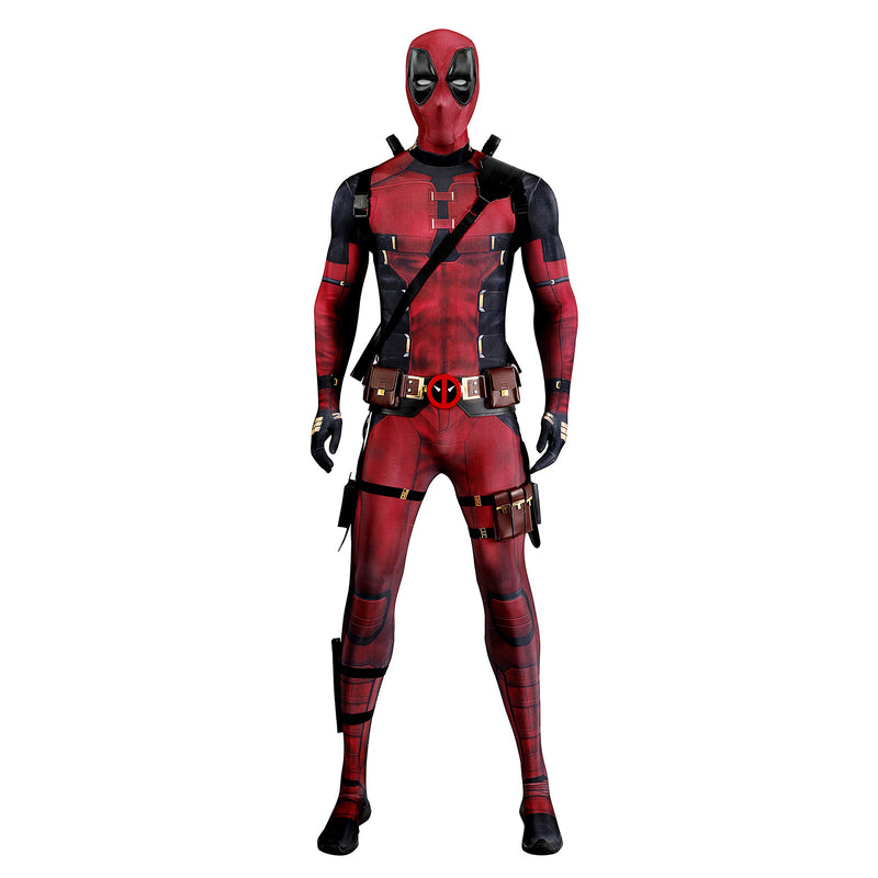 Deadpool3 Wade Wilson Tights Marvel Movies Villain Jumpsuit Men Cosplay Costume