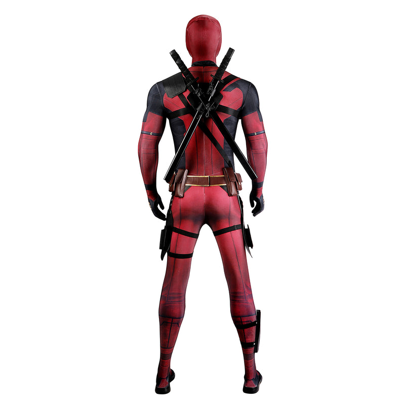 Deadpool3 Wade Wilson Tights Marvel Movies Villain Jumpsuit Men Cosplay Costume