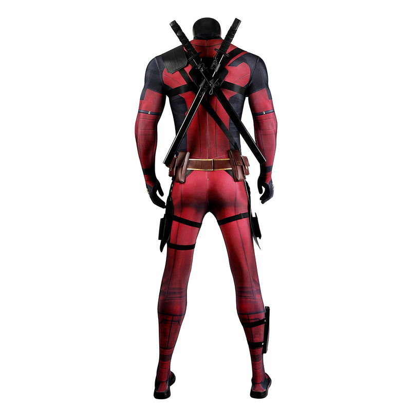 Deadpool3 Wade Wilson Tights Marvel Movies Villain Jumpsuit Men Cosplay Costume