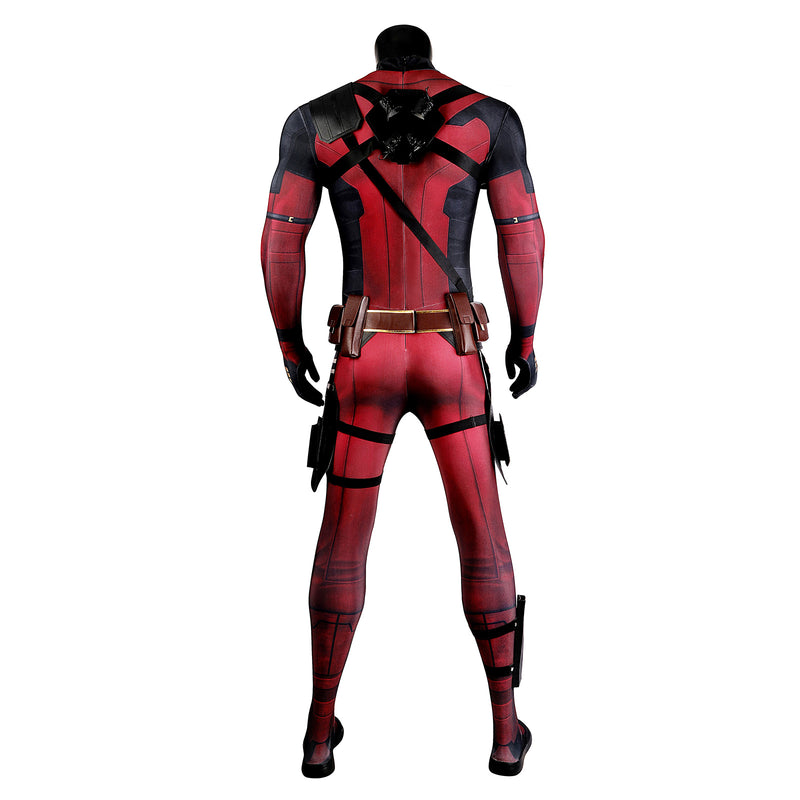 Deadpool3 Wade Wilson Tights Marvel Movies Villain Jumpsuit Men Cosplay Costume