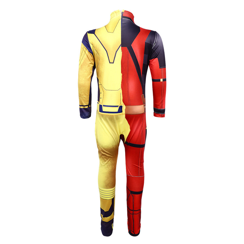 Deadpool3 Wade Wilson & Wolverine Fusion Cosplay Jumpsuit