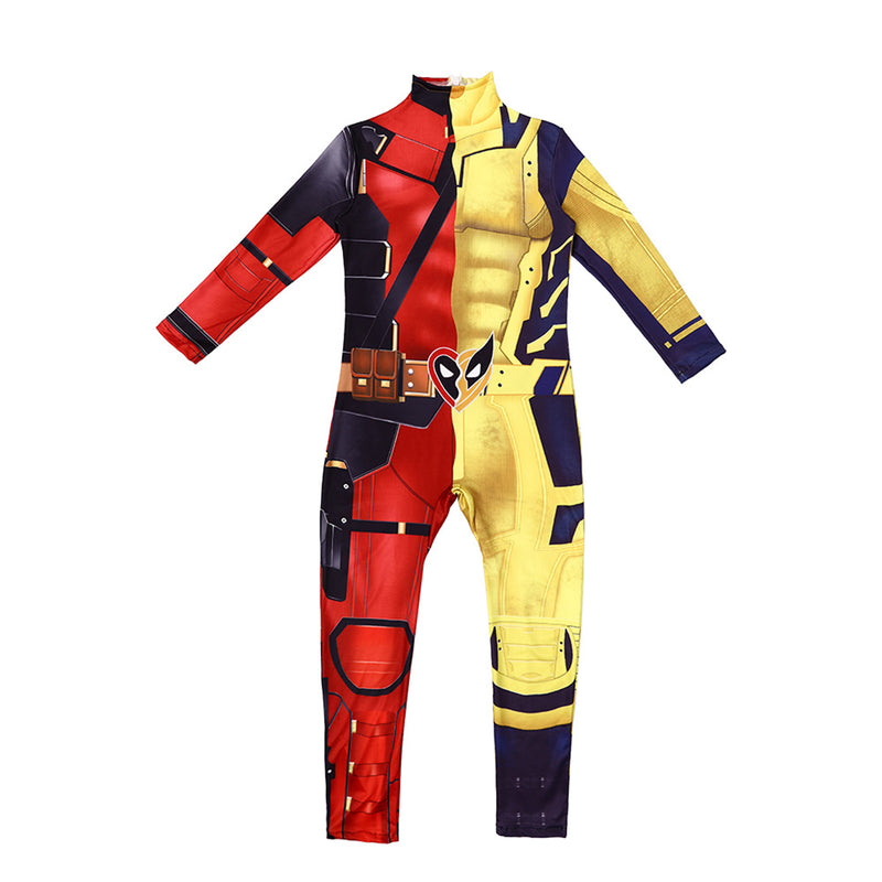 Deadpool3 Wade Wilson & Wolverine Fusion Cosplay Jumpsuit