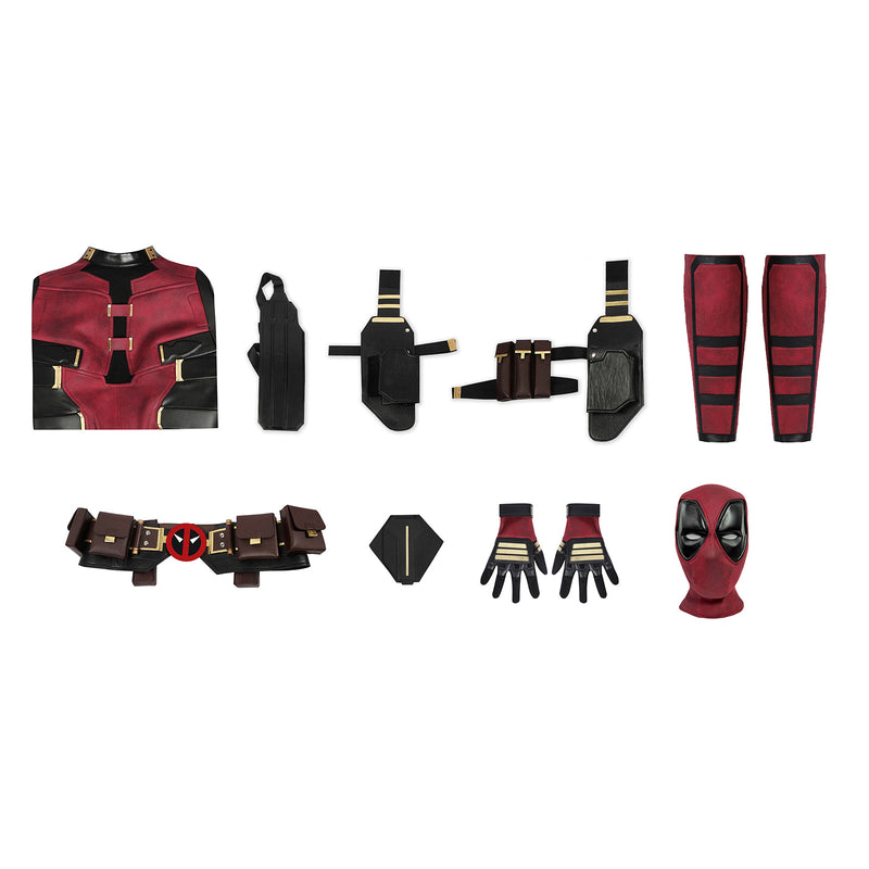 Deadpool3 Women Wade Winston Wilson Cosplay Costume Jumpsuit Set