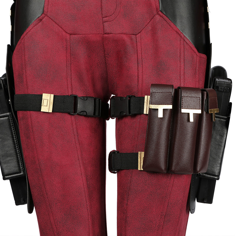 Deadpool3 Women Wade Winston Wilson Cosplay Costume Jumpsuit Set