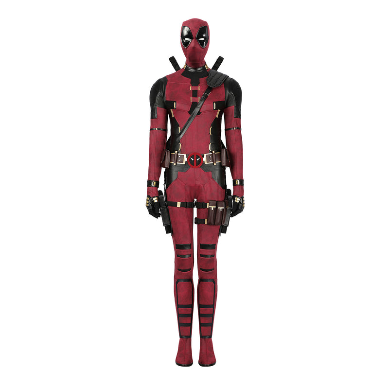 Deadpool3 Women Wade Winston Wilson Cosplay Costume Jumpsuit Set