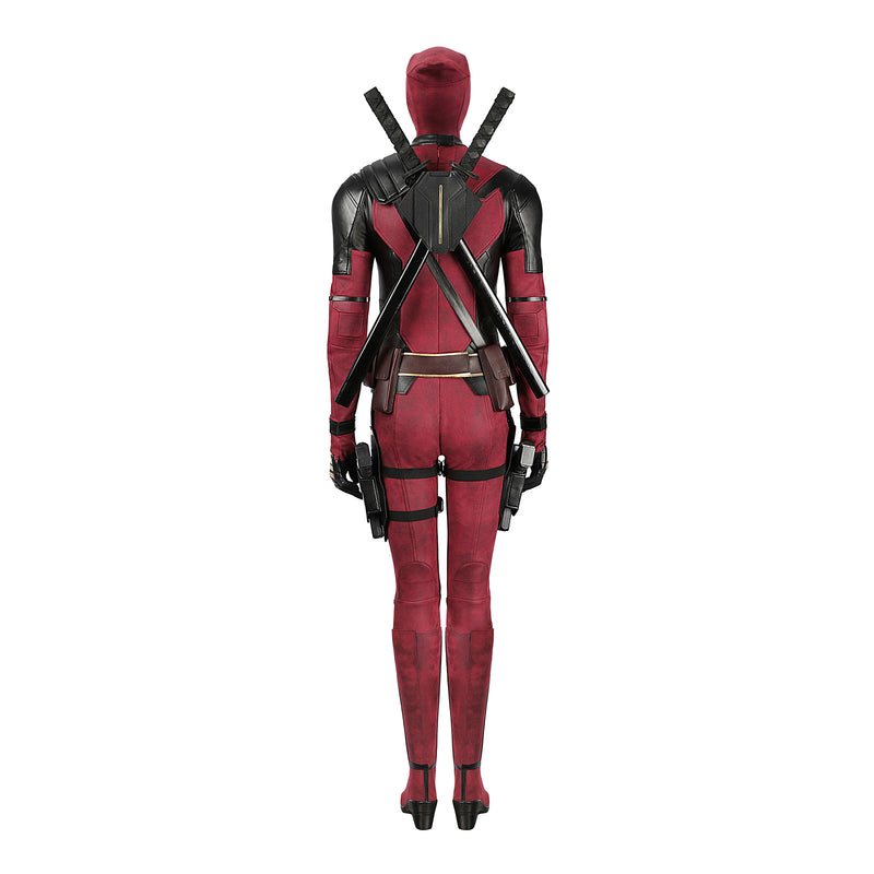 Deadpool3 Women Wade Winston Wilson Cosplay Costume Jumpsuit Set