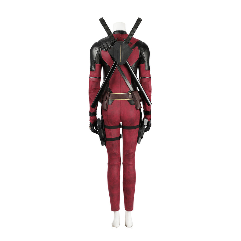 Deadpool3 Women Wade Winston Wilson Cosplay Costume Jumpsuit Set