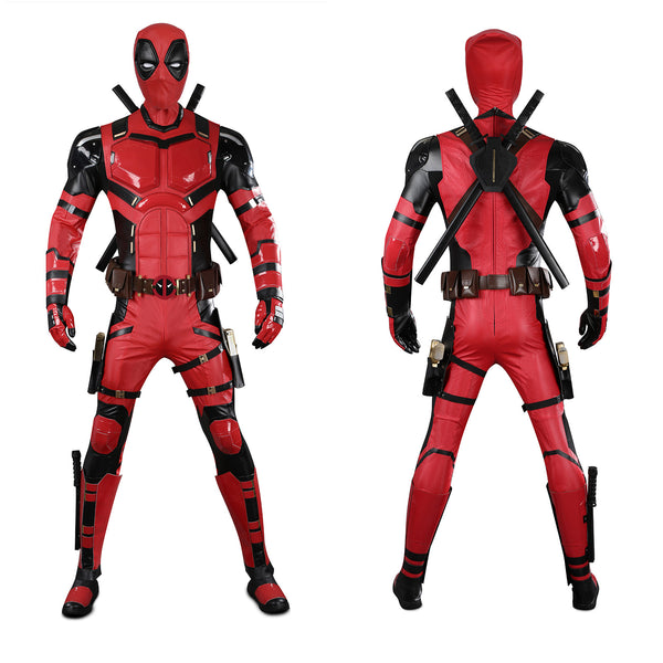 Deadpool & Wolverine Wade Winston Wilson Jumpsuit Cosplay Costume Men Warrior Uniform