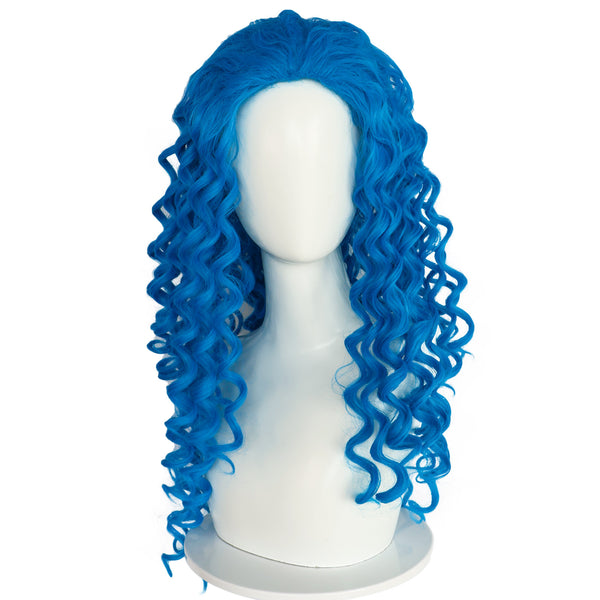 Descendants: The Rise of Red Cosplay Wig Blue Curly Hairpieces