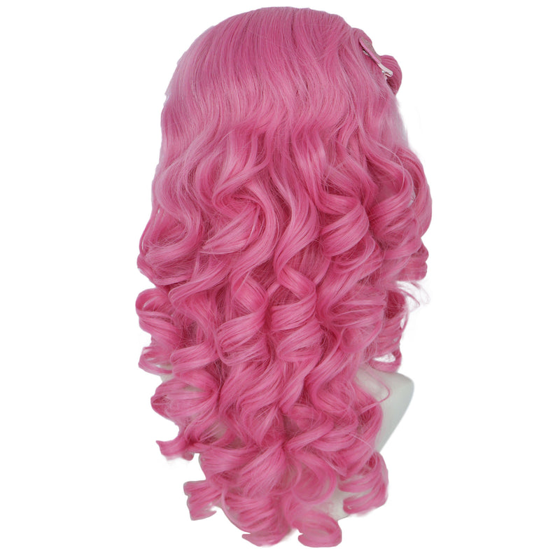 Descendants: The Rise of Red Cosplay Wig Pink Curly Hairpieces