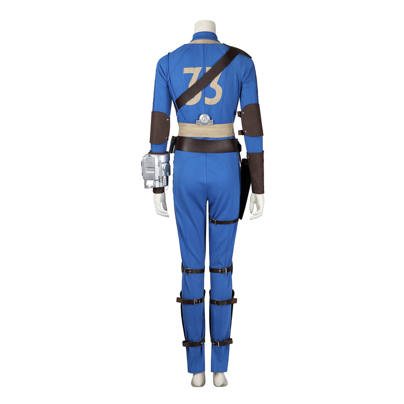 Fallout Season 1 Lucy Cosplay Costume Women Blue Jumpsuit Team Uniform