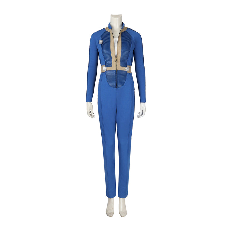 Fallout Season 1 Lucy Cosplay Costume Women Blue Jumpsuit Team Uniform