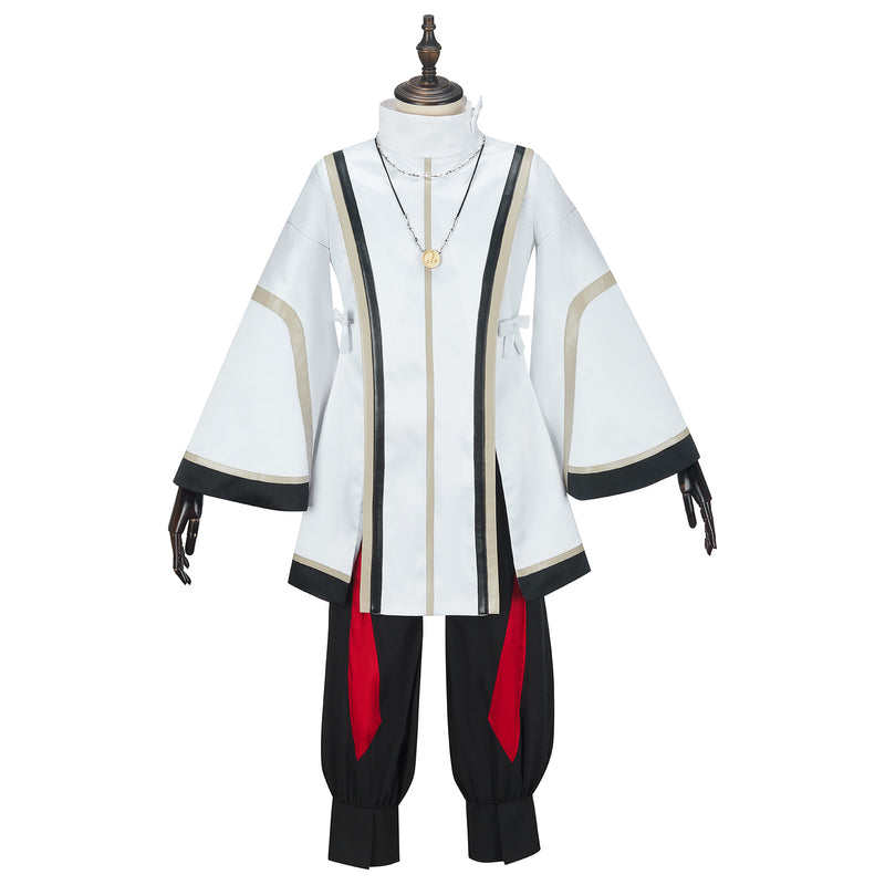 AwwwCos  Game Fate Grand Order FGO Saber Yamato Takeru Cosplay Costume Suit Shirt Coat Pants Cloak with Necklace Halloween Outfit Uniform for Women Men