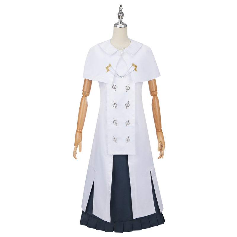 AwwwCos  Game Fate Grand Order FGO Yu Mei-ren Cosplay Costume White Dress Suit Shirt Skirt Halloween Carnival Party Outfit for Women Girls