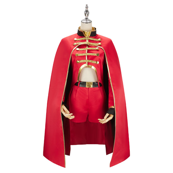 AwwwCos Fate Grand Order FGO Nero Claudius Cosplay Costume Red Suit Jacket Coat Shirt Pants Cloak Halloween Outfit Uniform with Hat for Women Girls