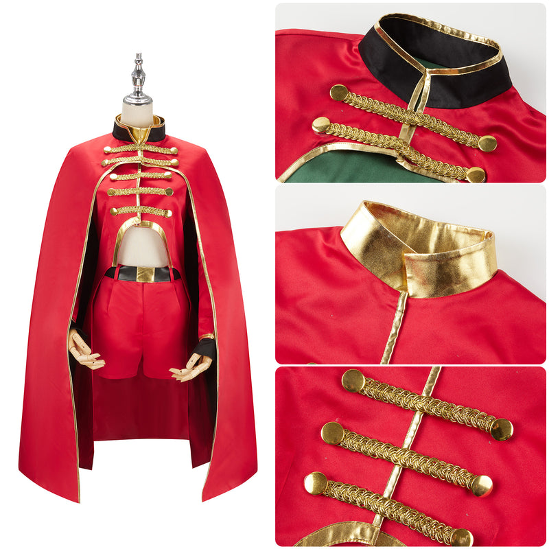 AwwwCos Fate Grand Order FGO Nero Claudius Cosplay Costume Red Suit Jacket Coat Shirt Pants Cloak Halloween Outfit Uniform with Hat for Women Girls