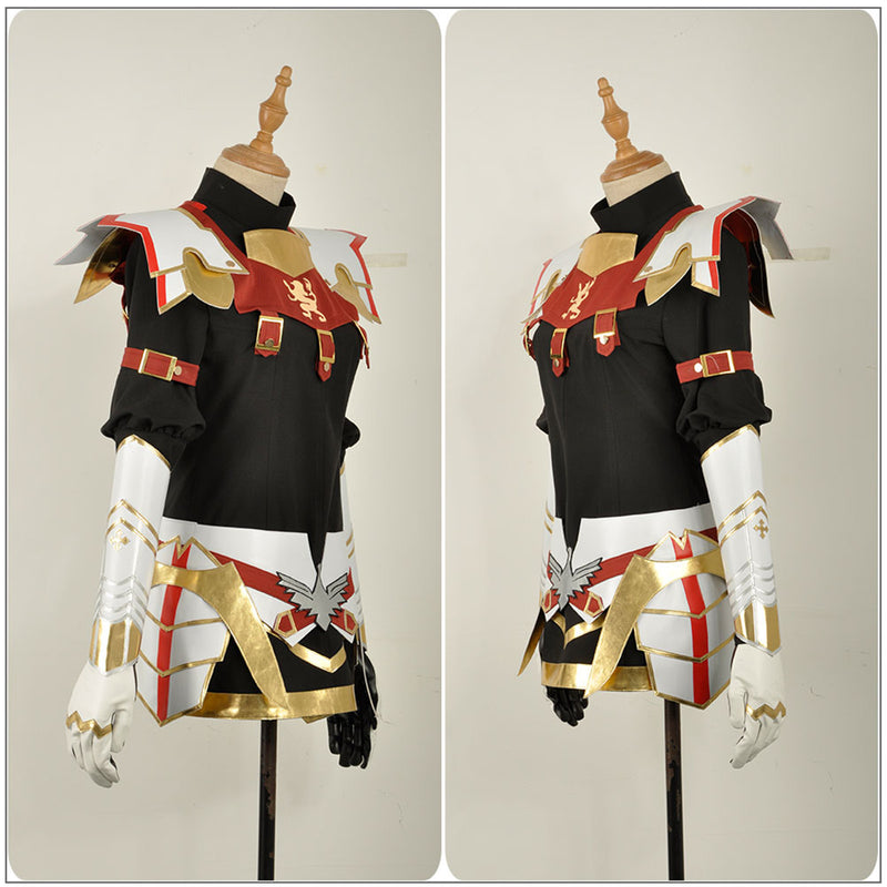 AwwwCos Fate Rider Servant Girls Battle Dress Astolfo Combat Uniform Cosplay Costume for Adult Women Men Hero Cloak Costumes Carnival Halloween Suit