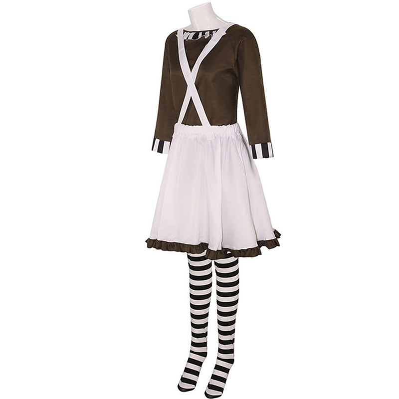 Female Charlie and The Chocolate Factory Opa Cosplay Costume